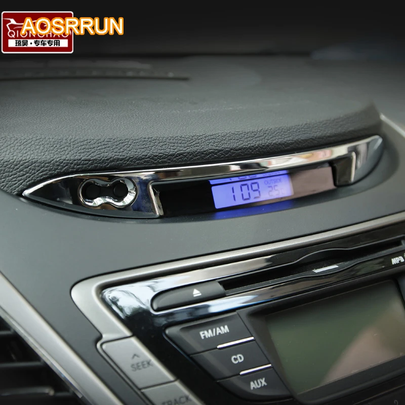 AOSRRUN Free Shipping 2012 2013 For Hyundai Elantra ABS dashboard trim automotive supplies