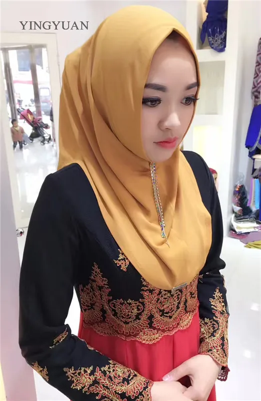 

TJ Ladies Headband Hijab Islamic Scarves Bonnet Shawls Muslim Scarf Women Hijab Islamic High Quality