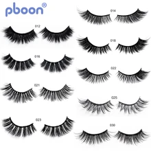 Pboon False Eyelash 1Pair 9 Styles 3D Silk Protein Fiber Eyelashes Pboon False Eyelash 1Pair 9 Styles 3D Silk Protein Fiber Eyelashes