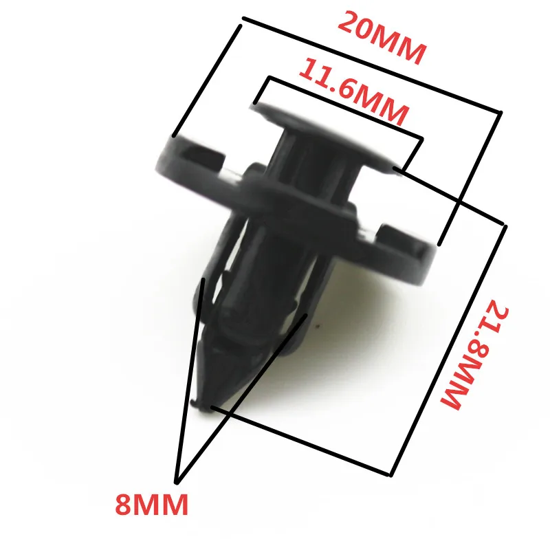 For nissan qashqai accessories juke x-trail note Car Door Trim Panel Retainer Clip Plastic Bumper Fastener Buckle 20pcs | Автомобили и