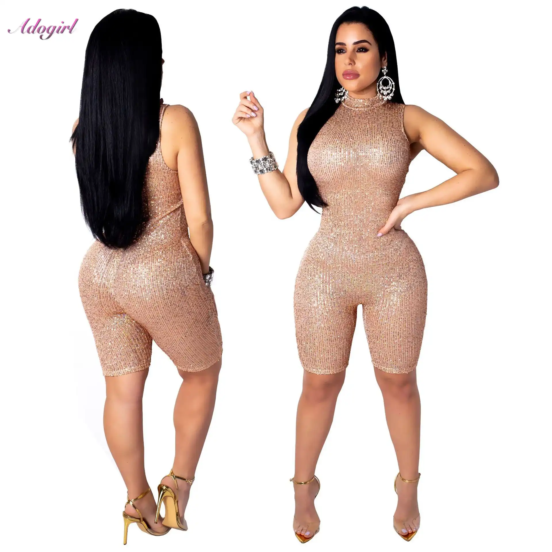 bodycon jumpsuit shorts