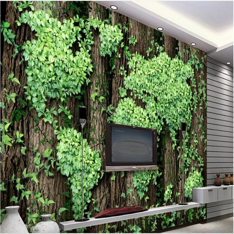 

Large Custom Wallpaper Creative World Map Vine 3D Living Room Sofa TV Background Wall Painting Decoration