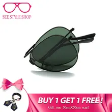 GYsnail pilot складные солнцезащитные очки мужские Поляризованные женские модные брендовые дизайнерские винтажные складные солнцезащитные очки для женщин Oculos