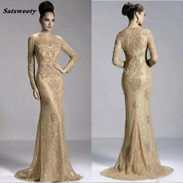 Long Sleeve Mother of Groom Dresses