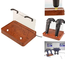 Магнитный беспроводной зарядный держатель для Htc Vive/Pro Vr контроллер двойное Беспроводное зарядное устройство зарядная станция Подставка Адсорбция Vr A