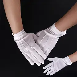 Мужские рабочие перчатки Формальные хлопчатобумажные перчатки Рабочая Униформа для работников общественного питания маг парады осмотр
