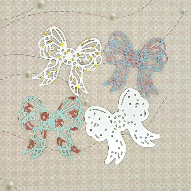 Metal Dies Cutting for Scrapbooking Bowknot Scrapbooking Cutting Die Greeting Cards Decoration