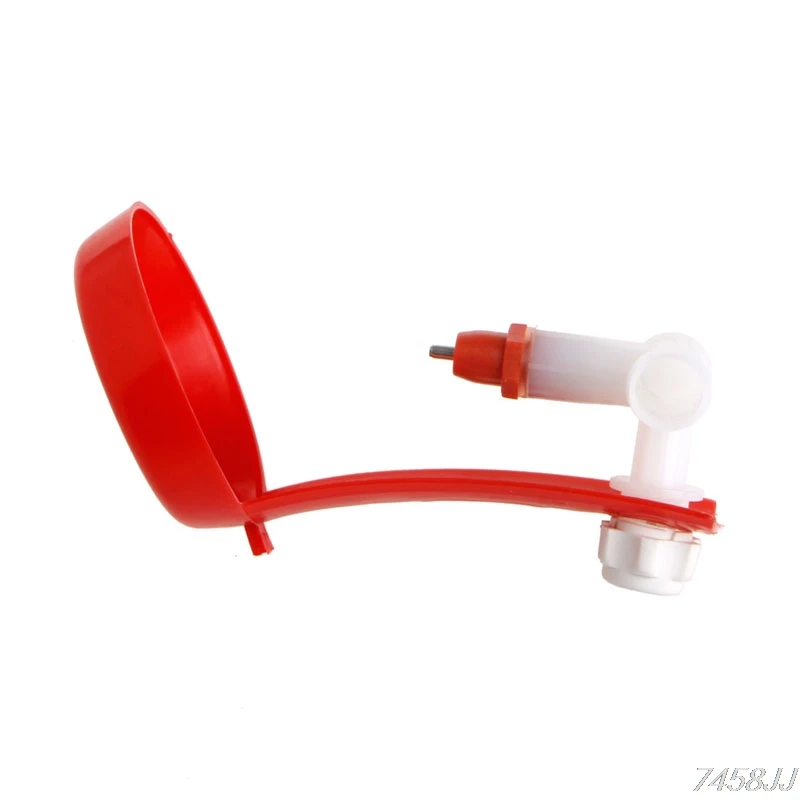 Poultry Water Supplies Plastic Chicken Fowl Drinker Bird Coop Feed Automatic Poultry Water Drinking Cups DropShip