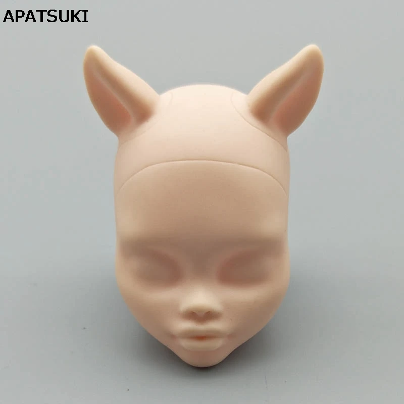 Doux pratique maquillage poupée tête pour monstre haute poupée BJD poupée pratique maquillage monstre tête sans maquillage