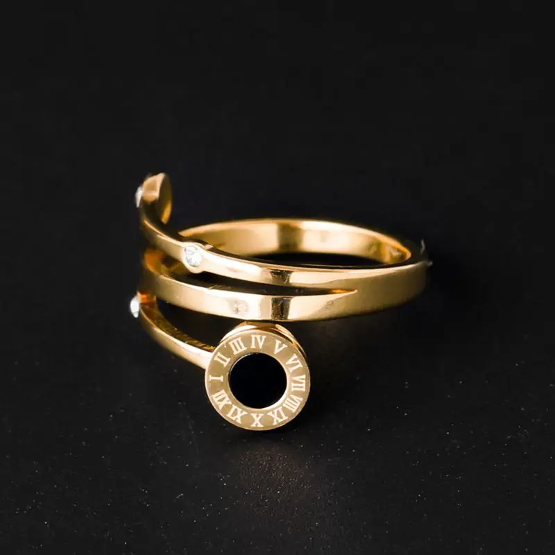 Женское и мужское классическое кольцо Anillo роскошное Брендовое черное с макраме