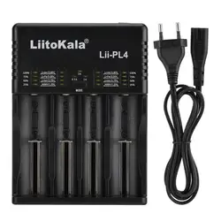 Liitokala Lii-PL4 18650 зарядное устройство 26650 16340 14500 4 слота NiMH литий-ионная батарея умное Универсальное зарядное устройство