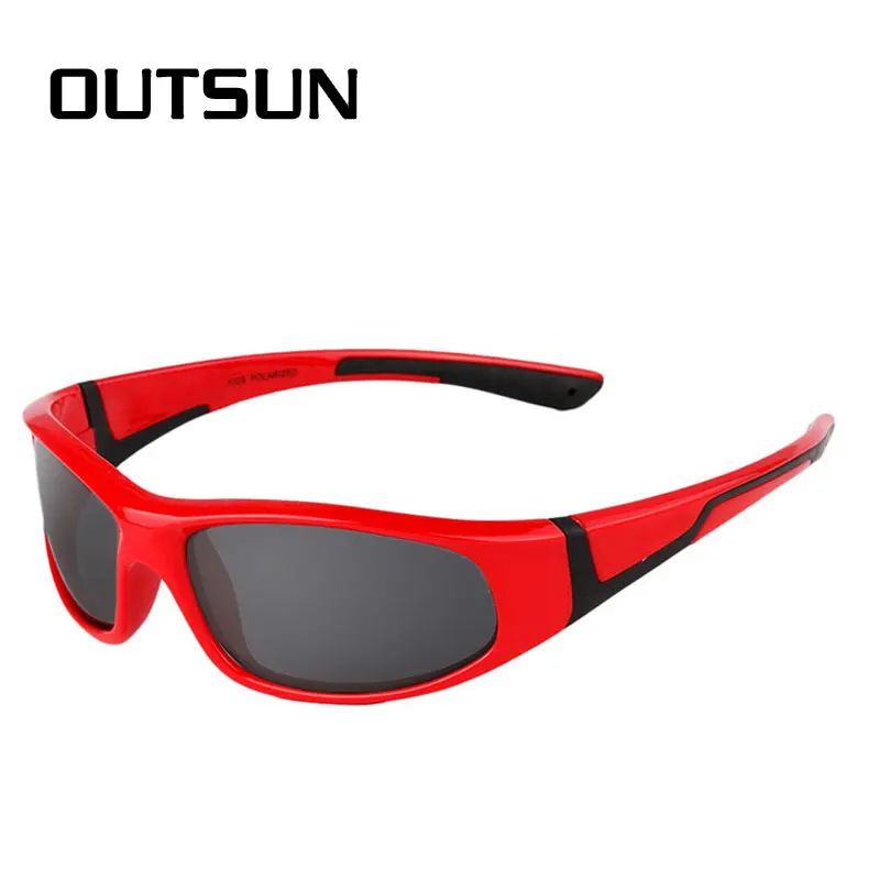 OUTSUN поляризованные солнцезащитные очки для детей Дети TR90 спортивные солнцезащитные очки Polaroid объектив для маленьких мальчиков Модная одежда для девочек Óculos De Sol Infantil