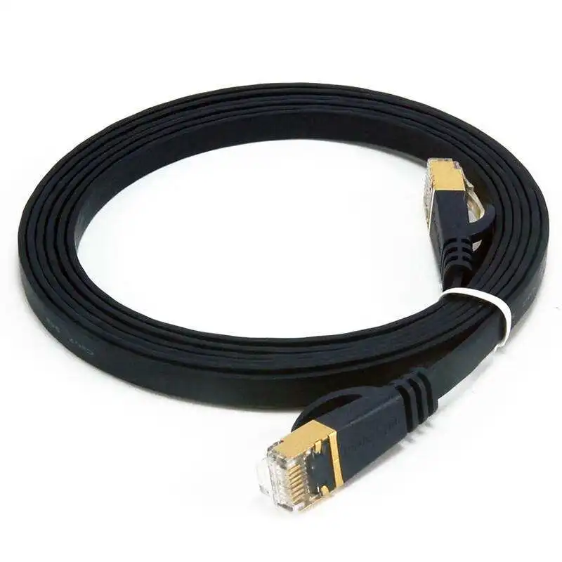 

Six Categories 5 Wires Flat 10 Pure Copper 15 Gigabit 20 Household High Speed Computers Broadband Wire Network Over 50m Outdoor