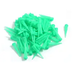 Зеленый Пластик дозирования Наконечник иглы, 18 калибра, 0.84 мм Открытие Размеры