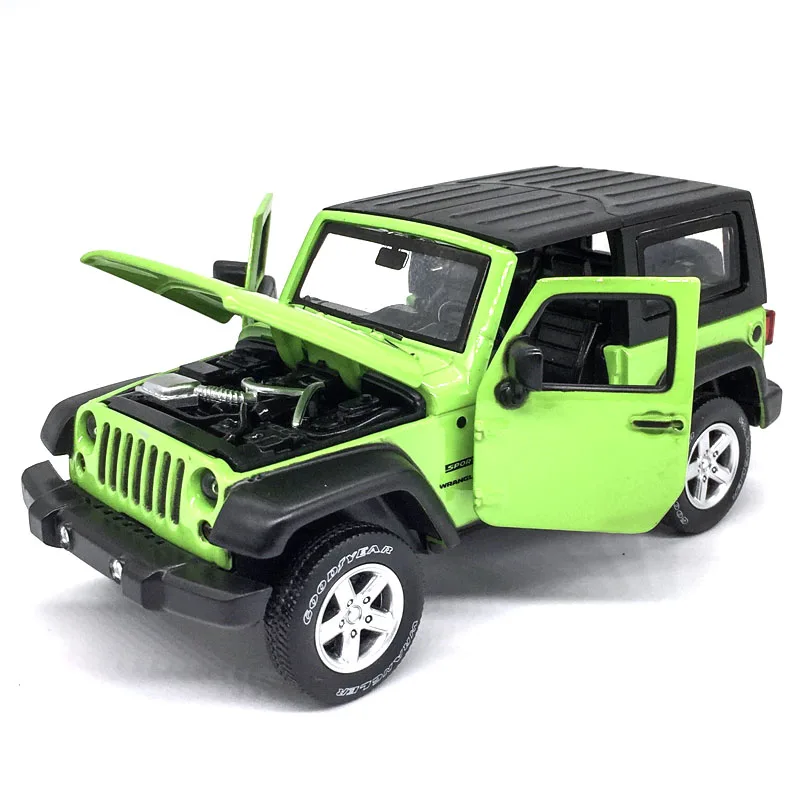 1/32 JEEP Wrangler Модели моделирования сплава Модель автомобиля игрушки предметы мебели