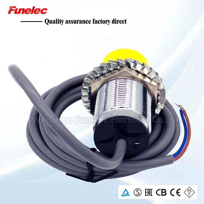 

LJA30-10P1 proximity switch LJ30A3-8-Z/BX inductive sensor DC three wire M30 round type NPN PNP NO NC