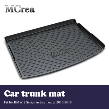 

MCrea Car Rear Trunk Mat Cargo Liner For BMW F45 Accessories BMW 2 Series 2017 2018 2015 2016 Luggage Tray Anti Slip Floor Mat