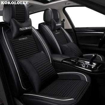 

KOKOLOLEE Front Rear Car Seat Cover Universal auto seats covers for land rover evoque discovery 3 4 land-rover-freelander-2 2004