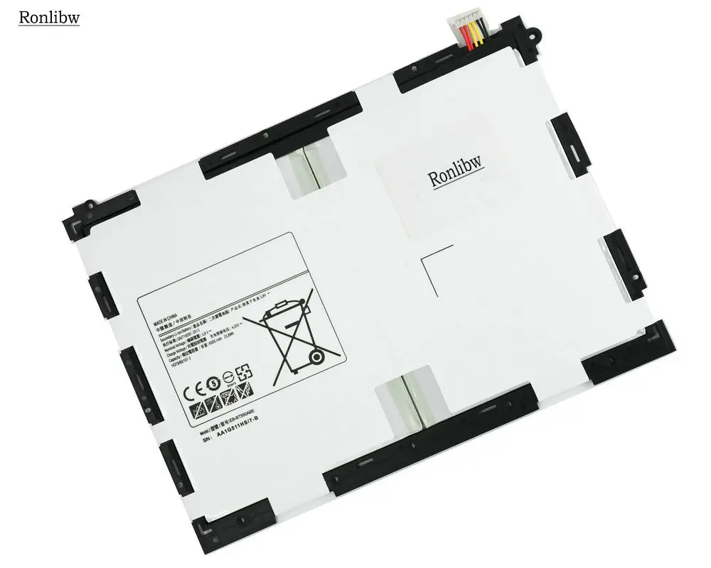 Ronlibw 6000mAh EB BT550ABE Battery Replacement For Samsung Galaxy Tab