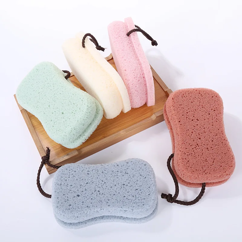 Kolifu 1pcs Bath Ball Scrubber Shower Body Cleaning Mesh Nylon Sponge Rich Bubbles Body Loofah Massage Shower Scrubber KLF009