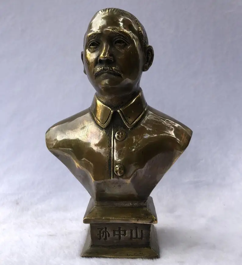 

The great leader of pure copper Sun Yat-sen bronze statue revolutionary seniors deserve respect home office crafts ornaments