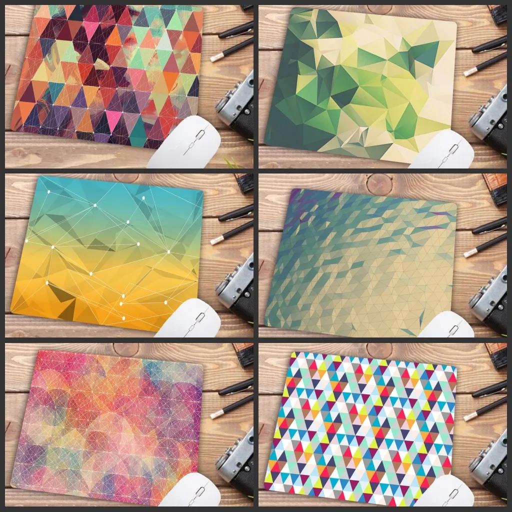 

Mairuige Big Promotion Geometric Color Office Mice Gamer Soft Mouse Pad Professional Gaming Mousepad Keyboard Mat 22X18CM