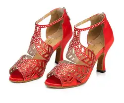 SnYv/хит продаж 2018, кожаные туфли для латинских танцев высшего качества, мягкие и легкие женские танцевальные туфли на шнуровке, 3 цвета
