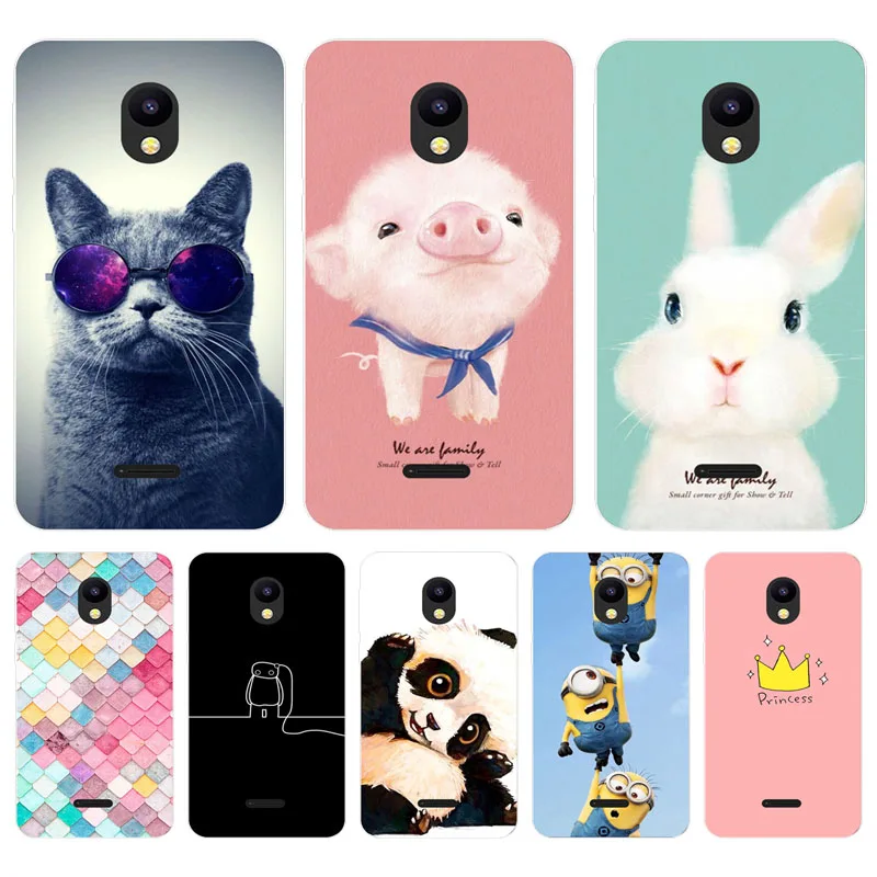 Meizu C9 برو حالة ، السيليكون رسمت الحيوانات اللوحة لينة TPU الغطاء الخلفي ل Meizu C9 حماية الهاتف الحالات قذيفة