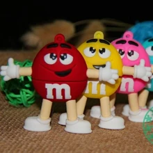 Шоколадный M&M, USB флеш-накопитель, флешка, USB флешка, флеш-накопитель, u-диск, креативный, 4 ГБ, 8 ГБ, 16 ГБ, 32 ГБ, 64 ГБ