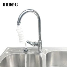 FEIGO 1 шт. домашний растягивающийся 50 см фильтр для воды телескопическая удлинительная трубка для кухонного крана удлинитель водосберегающий Vozzle фильтр F613