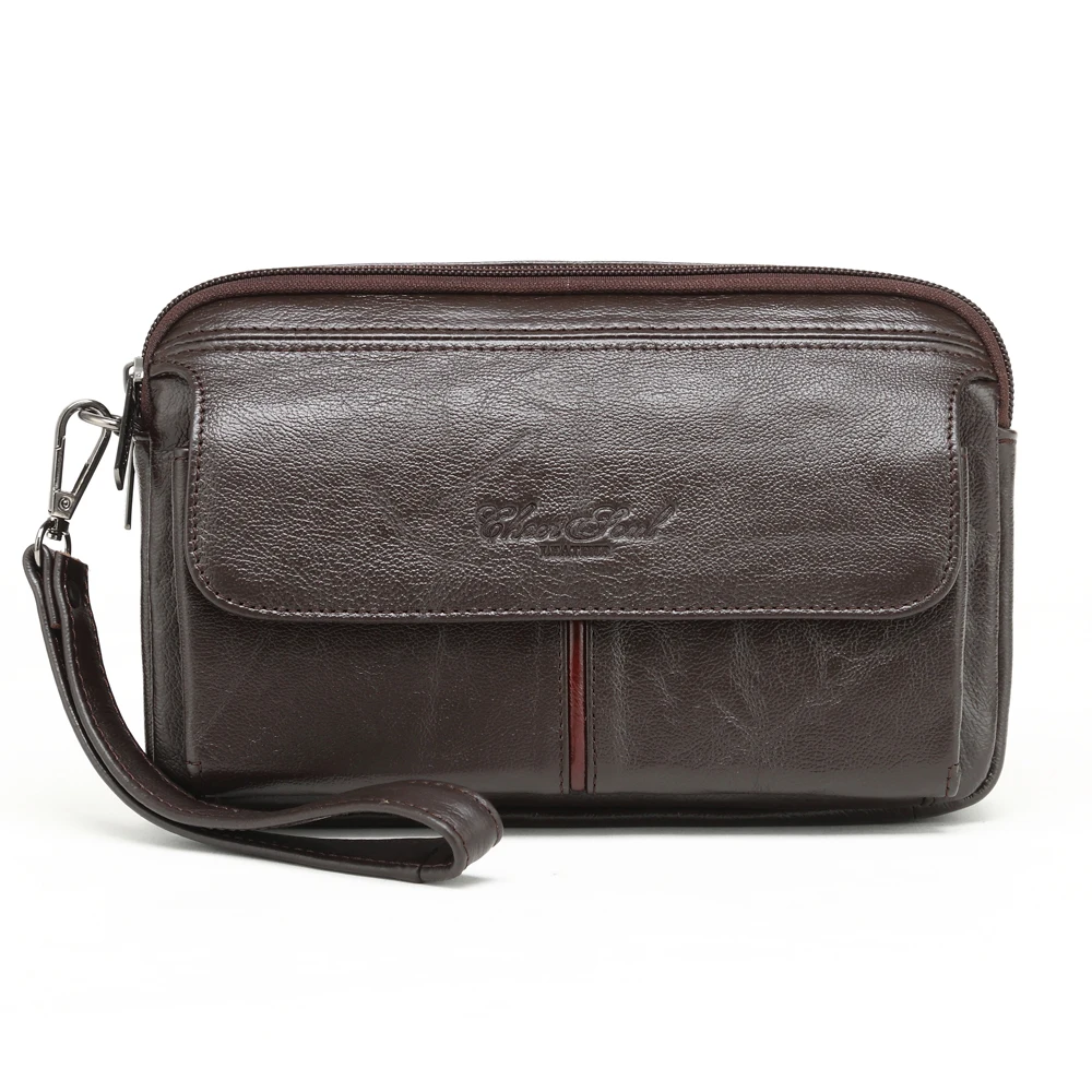 Женский кошелек на молнии с отделением для монет и паспортом|genuine brands|bag brandleather