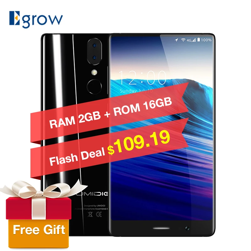 Aliexpress.com : Buy Original Umidigi Crystal SmartPhone 2GB RAM 16GB ...