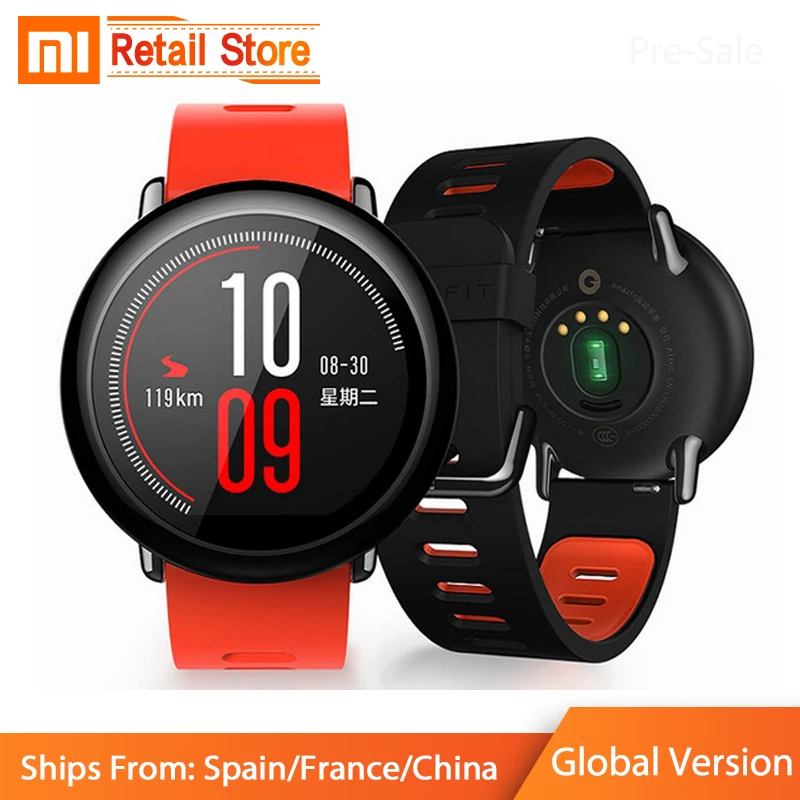 Глобальная версия Xiaomi Huami AMAZFIT PACE умные часы английская gps Бег Спорт Bluetooth музыка