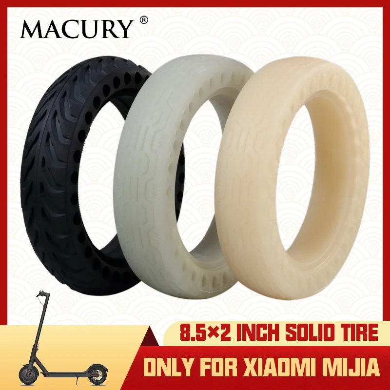 Macury 8,5 × 2 дюйма сотовые твердые шины только для Xiaomi Mijia M365 электрический скутер отверстие шины бескамерные колеса Анти-взрыв шины