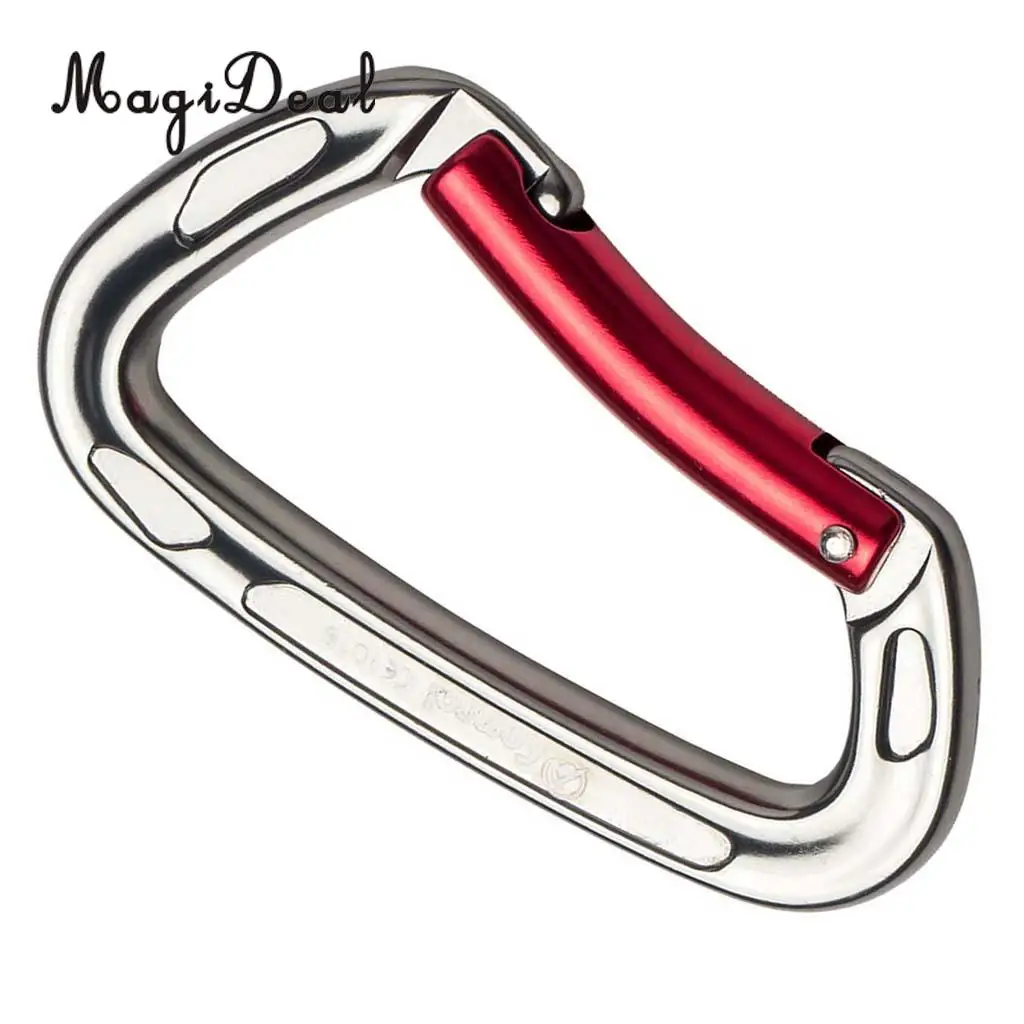 80cm Climbing Prusik Cord Pre Sewn Eye to Eye Nylon Loop Rope Dual Leg Fall Protection Safety Lanyard with Carabiners