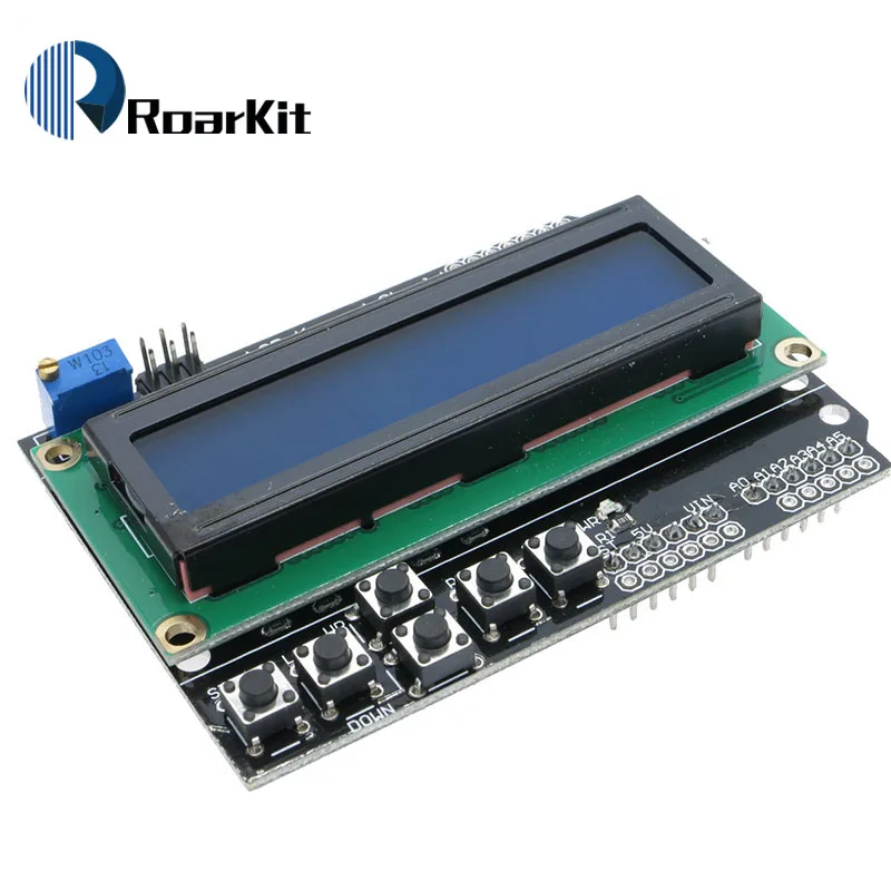 ЖК экран с клавиатурой 1602 символами плата ввода и вывода для arduino raspberry pi uno mega 2560|lcd