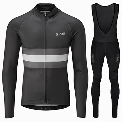 Go pro ropa ciclismo зимний теплый флисовый комплект с длинными рукавами abbigliamento ciclismo invernale mallot ciclismo hombre invierno - Цвет: SET   03