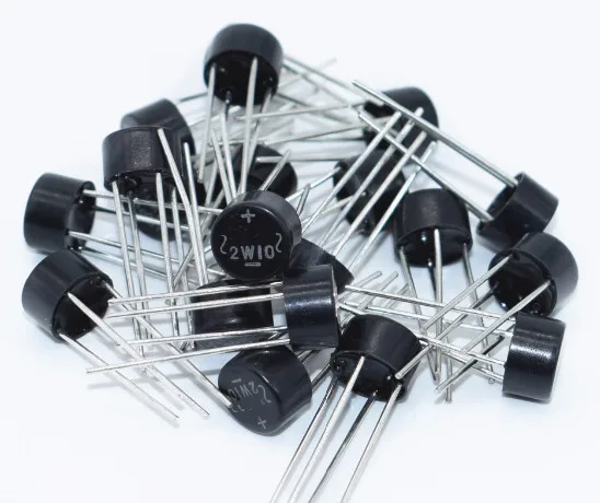 

10PC/Lot New 2W10 2A 1000V Diode Bridge Rectifier replace 2W06 2W08