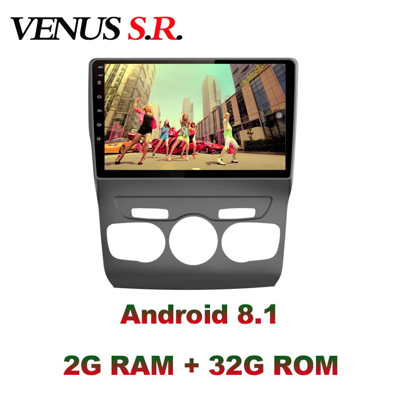 Best VenusSR Android 8.1 IPS  2G+32G 8 CORE Car DVD Player GPS Navigation Multimedia For Citroen C4 Radio 2013-2016 car stereo 2