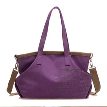 Neue FashionLetter Frauen Umhängetasche Crossbody Berühmte Marken Leinwand Handtasche Bolsas Femininas