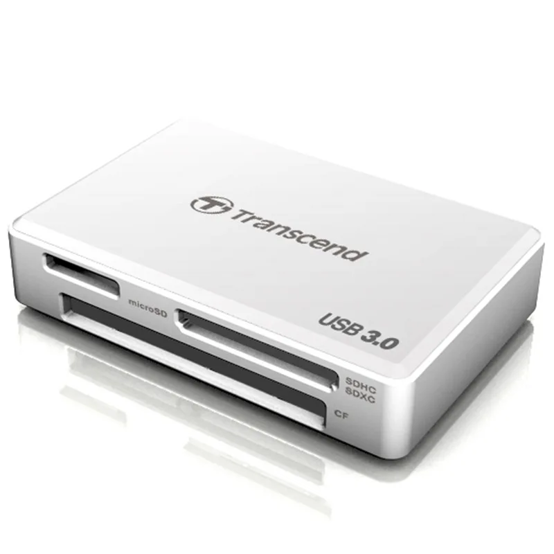 Супер скорость Transcend все в 1 USB 3,0 TF/SD кардридер адаптер для SDHC/SDXC/microSDHC/microSDXC/UHS-I CF карта адаптер