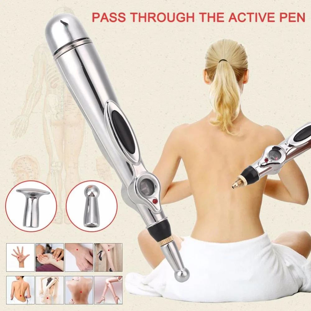 Koop Acupunctuur Magneet Dual Ended Pulse Therapie Elektrische Meridan Energie Pen Genezen Massage Chinese Healing Geneeskunde Body