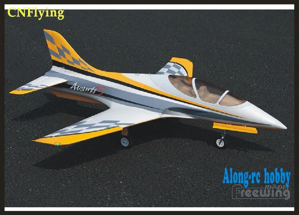 Модель радиоуправляемого самолета Freewing New EPO RC Plane Avanti S 80 мм EDF Jet plane металлический