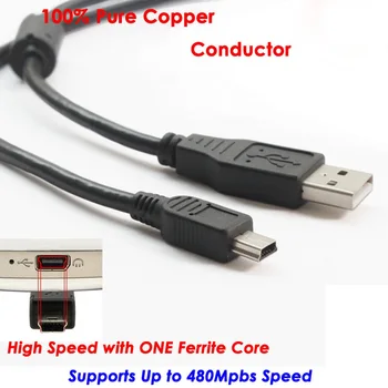 

3 Meters 2.0 Mini USB Charger Cable Cord For Sony PS3 Controller Pure Copper ND998