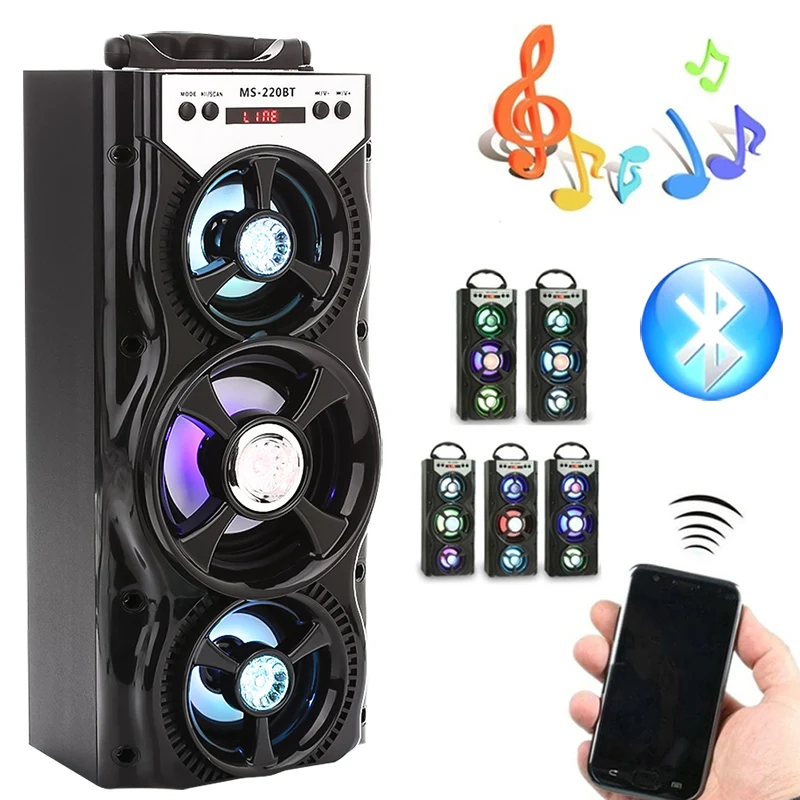 

Waterproof Wireless Bluetooth Speakers Subwoofer Bluetooth Speaker Outdoor Sound Box Wireless Stereo Speaker Portable