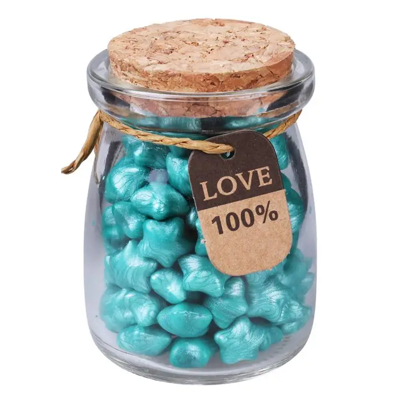 

160Pcs/Bottle European Vintage Star Shape Sealing Wax Beads Set for Invitation Gift Wrapping Private Envelop Stamp Sealing