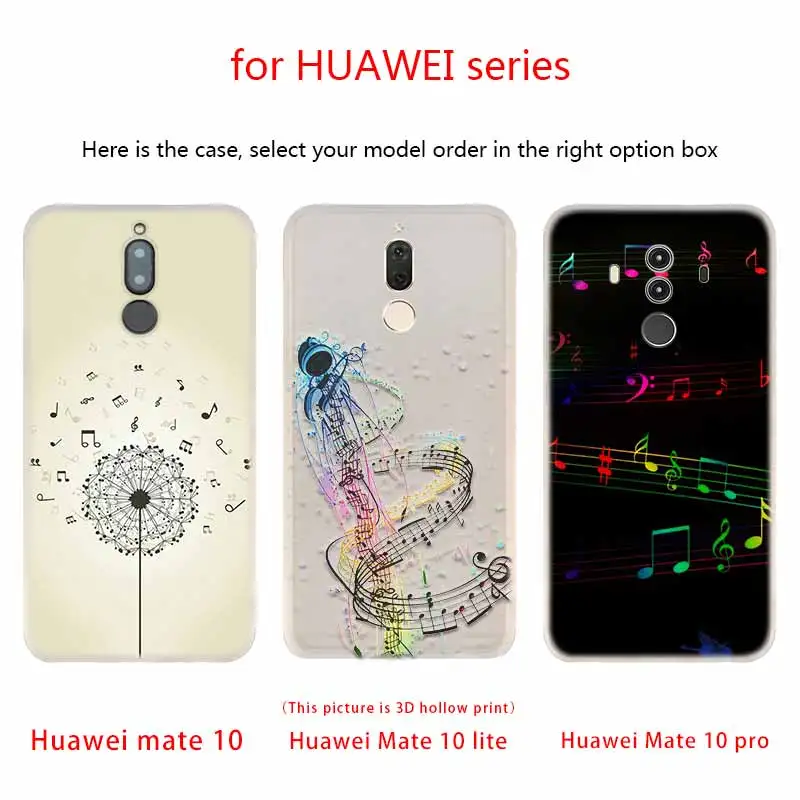 Мягкий силиконовый чехол для Huawei Mate 30 20 10 Lite Pro 20X Y9 2018 2019 NOVA 3 черно белый