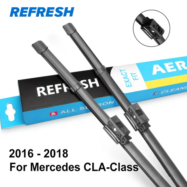 REFRESH Wiper Blades for Mercedes Benz CLA Class Fit Pinch Tab Arms