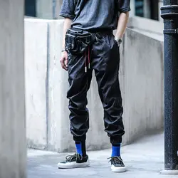 Мужские боковые накладные карманы шаровары 2019 хип хоп повседневные мужские спортивные брюки модные повседневные штаны