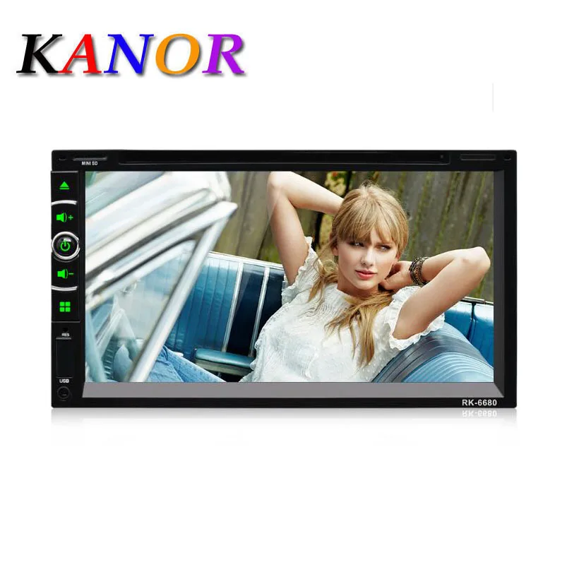 

KANOR HD 7" autoradio 2 din car radio coche recorder Touch Screen car audio bluetooth usb rear view camera mp5 multimidio player